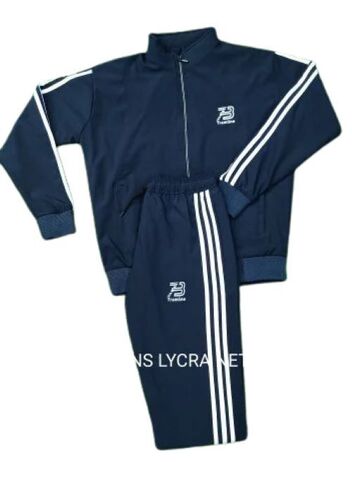 Men's Premium Summer Tracksuit - Optimum Quality Lightweight Design Stretchable Material Full-Zip Jacket Elastic Waistband Tapered Pants Colorful Blue Available Sizes XXS to XXXL