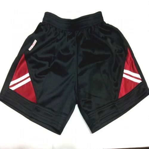 Mens Casual Shorts - Polyester, Size XXS to XXXL, Black | Durable Stitching, Lightweight Material, Easy Maintenance, Moisture-Wicking, Quick Drying, Stretchable Design, Soft Texture