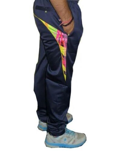 Men's Track Pant - Polyester, Size M to XXXL , Dark Blue , Premium Quality with Breathable Fabric, Moisture-Wicking Properties, Lightweight Design, Elastic Waistband, Adjustable Drawstring, Stylish Appearance