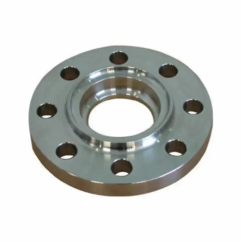 Mild Steel Socket Weld Pipe Flange - Round Shape, Silver Color | Highly Pure, Corrosion Resistant, Rust Free, High Strength