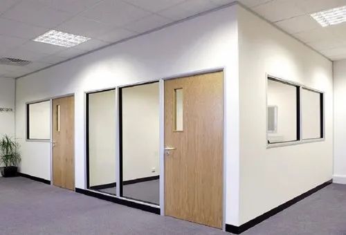 Office Wall Partition - Gypsum, 10 Feet Height, 75 mm Thickness | Durable and Functional Office Material