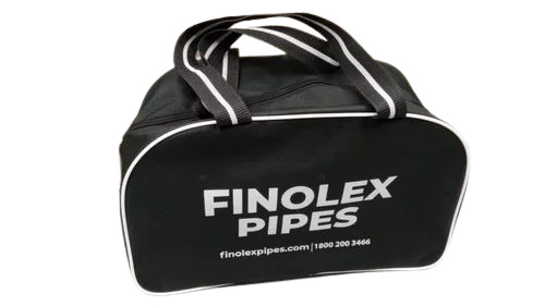 Printed Duffle Bag - Durable Canvas, Customized Size, Moisture Proof | Black Color, Washable, Hand Length Handle, Ideal For Traveling