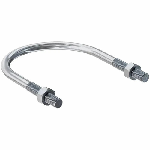 Mild Steel U Bolt Clamps - High Strength, Corrosion Resistant Design | Durable Metal Structure for Commercial Use