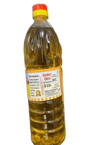 Yellow Mustard Oil - 1 Litre Organic, FSSAI Certified, 100% Pure, Lowers Cholesterol, Ideal for Cooking, Home and Restaurant Use