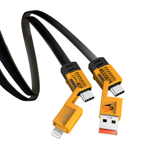 4 In 1 Metal Charging Cable (65w, 1.5 Meter)