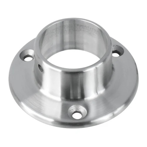 Alloy Puddle Flange - Stainless Steel, Round Shape, Silver Color | Rust Free, Durable, High Strength, Corrosion Resistant