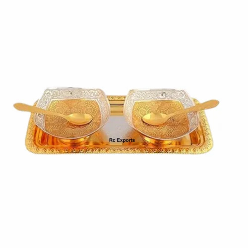 Brass Metal Multi Utility Bowl Gift Set