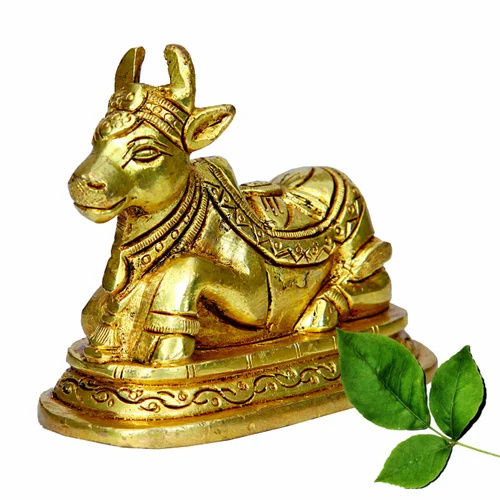 Brass Nandi Idol Height 7.5 CM