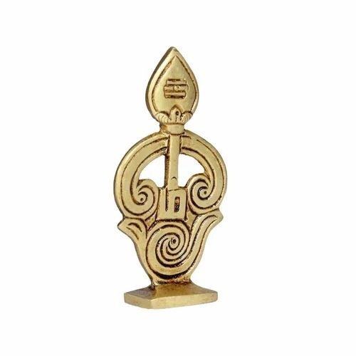 Brass Om Vel with Stand