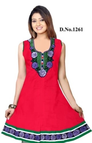 Fancy Sleevlees Kurti