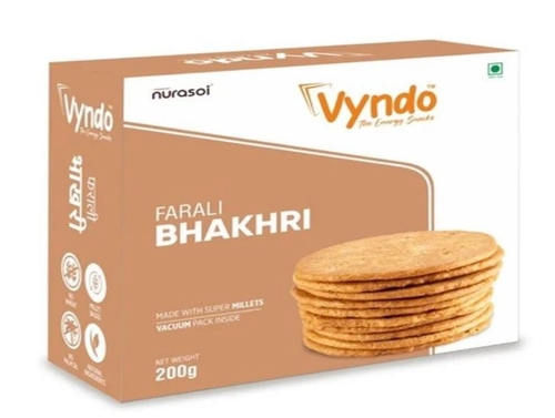 Farali Bhakhri - 280 Gms Vacuum Pack | Gluten-Free, High Protein, Low Calorie, Nutritious Grain Snack, Rich in Fiber, Traditional Recipe, Easy Digestion, Roasted Flavor