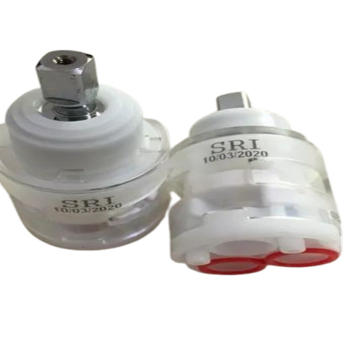 High Flow Diverter Cartridge - Plastic Material, Customized Size, White and Red Color | Internal Fitting for Industrial Applications
