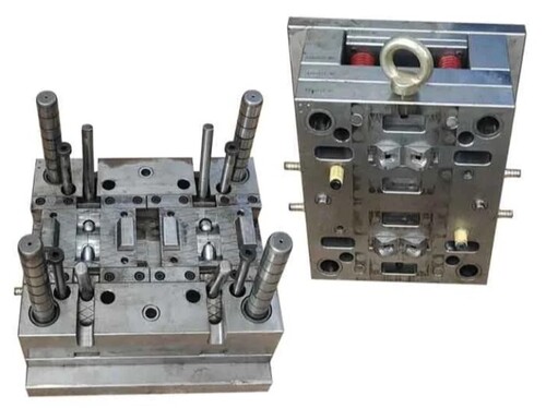 Injection Mould Die - Iron, Square Shape | Silver Color, Industrial Application