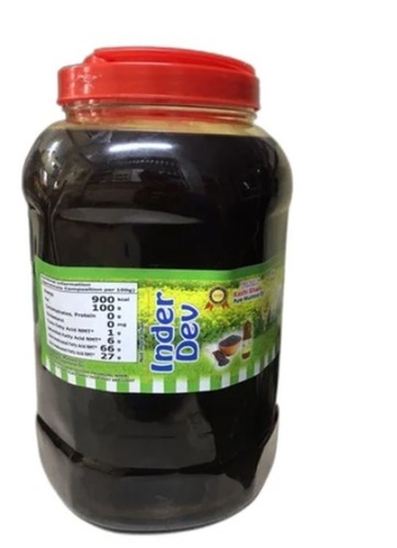 Kachchi Ghani Mustard Oil - 5 Litre Organic Yellow Mustard Oil FSSAI Certified Lowers Cholesterol 100% Pure for Cooking