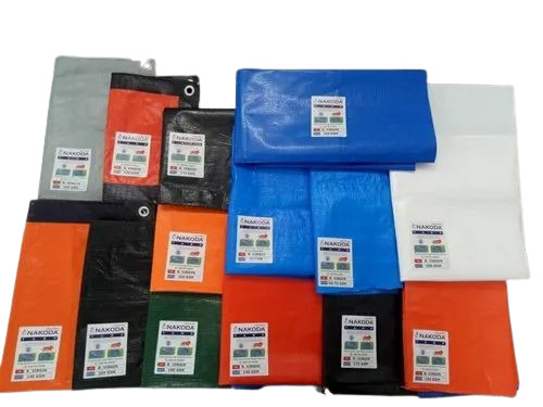 Woven Polyethylene Laminated Tarpaulin Sheet - Multi Color Bundle, Agriculture Usage, Durable HDPE Material, Standard Design