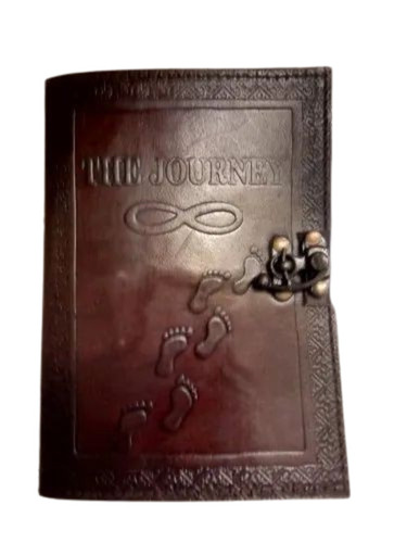 Leather Diary - Polished Leather, Standard Size | Durable, Comfortable, Moisture Proof, Attractive Design