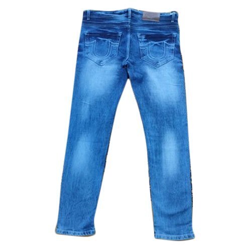 Men's Superior Quality Denim Jeans - Zipper Fly, Button Closure, 1 Coin Pocket, 2 Side Pockets, 2 Back Pockets, Quick Dry, Breathable, Anti-Wrinkle, Machine Washable, Available in Blue