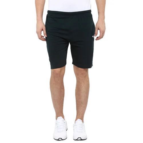 Mens Bermuda - Cotton, Black | Premium Quality, Breathable Fabric, Quick Drying, Stretchable Fit, Moisture-Wicking, Elastic Waistband