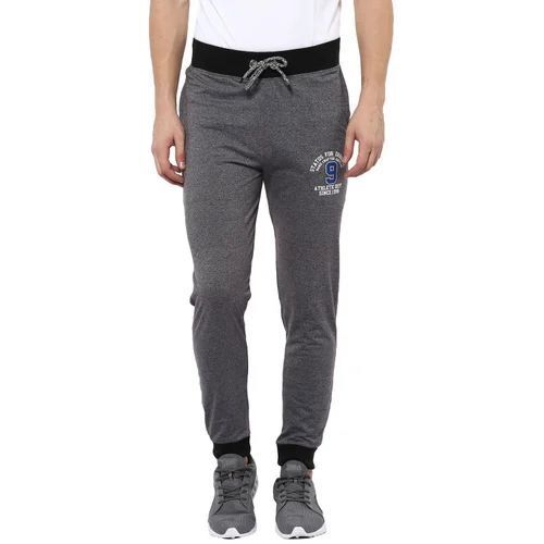 Mens Jogger - Cotton, XXS-XXXL, Black | Drawstring Closure, Ribbed Cuffs, Stretch Fabric, Moisture-Wicking, Side & Zippered Pockets, Breathable, Athleisure Style
