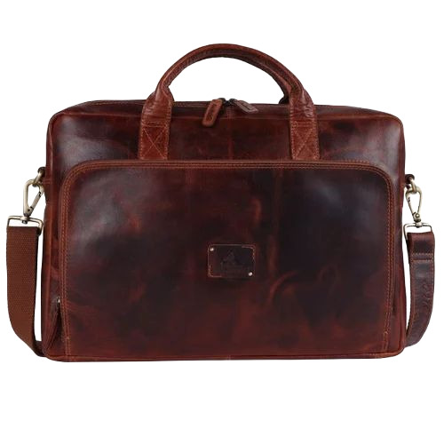 Polished Leather Laptop Bag