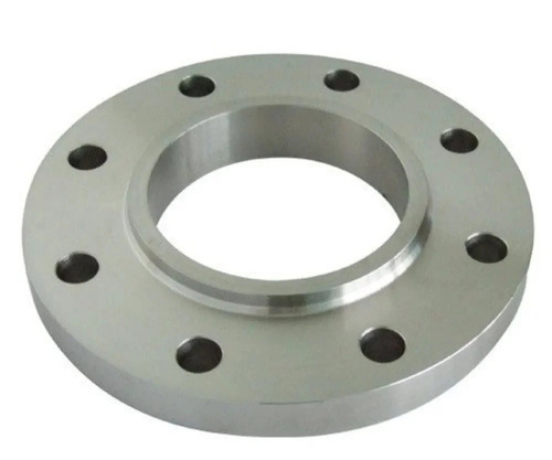 Stainless Steel Pipe Flanges - Highly Durable, Corrosion Resistant, Rust Free | Round Shape, Silver Color