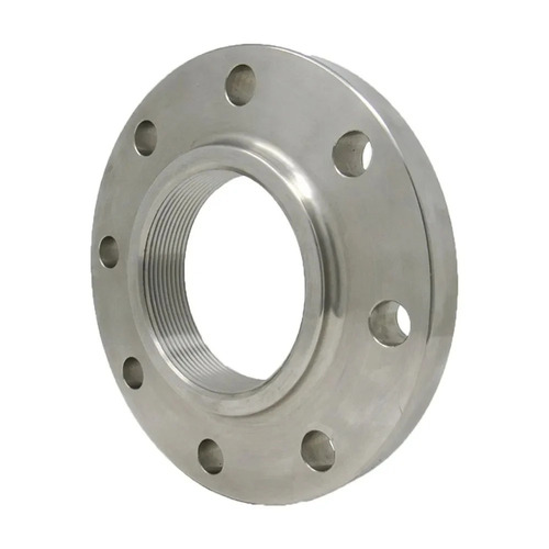 Stainless Steel Plate Flanges - High Strength, Corrosion Resistant, Rust Free | Round Shape, Highly Pure, Silver Color
