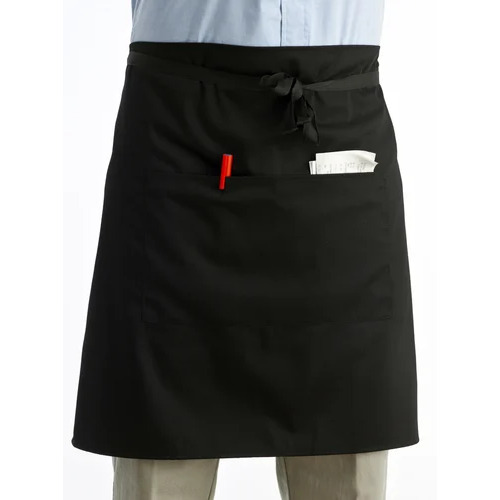 Black Half Kitchen Apron