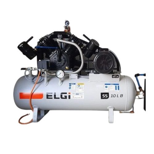 Elgi Air Compressor - Electric Power Source, 2 To 200 Horse Power, 70 To 1000 Litre Tank Capacity, 7 To 60 Bar Discharge Pressure, Corrosion Resistant, Available In Blue, Black, White