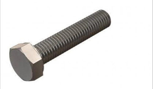 Full Thread Hex Bolt - High Strength, Corrosion Resistant, Durable Silver and Grey Finish | Polished for Commercial Use
