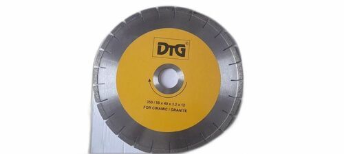 Granite Cutting Blade - Color: Yellow