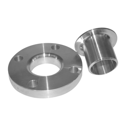 Lap Joint Flanges - High Strength Steel, Silver Color, Rust Free Design | Highly Corrosion Resistant, Durable Quality