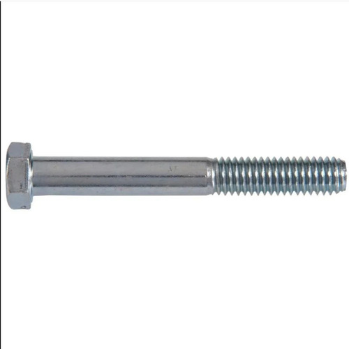 Mild Steel Hex Bolt - Durable, High Strength, Corrosion Resistant | Polished Finish, Black Color, Commercial Use