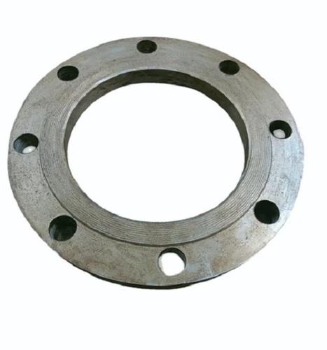 Round Mild Steel Flange - High Strength, Corrosion Resistant | Durable, Rust Free, Highly Pure, Silver Finish