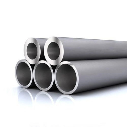 Stainless Steel 316ti Grade Pipe - Round Seamless Design , Durable and Corrosion Resistant with High Strength Silver Finish