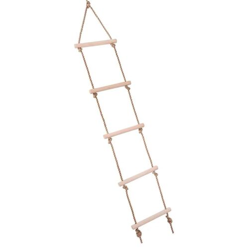 Aluminum Rope Ladder - Premium Quality, Silver and Yellow | Corrosion-Resistant, Weatherproof, Non-Slip Steps, Easy to Install, Compact Storage