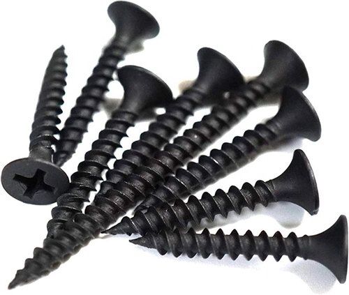 Black Steel Screw - Size: All