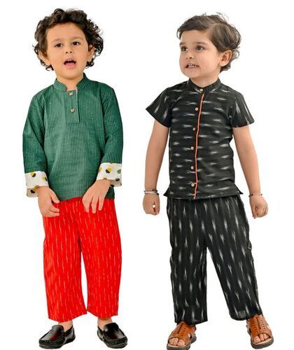 Cotton Kids Shirt Pant Set