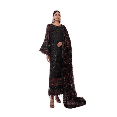 Designer Pakistani Suits - Color: Black