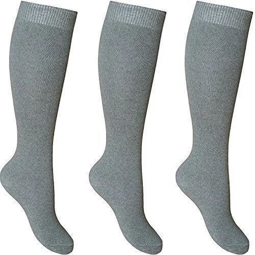 Grey Mens Socks - Cotton Material, Comfortable Fit, Moisture-Wicking | Breathable Fabric, Durable, Reinforced Toe, Stylish Designs, Variety of Lengths