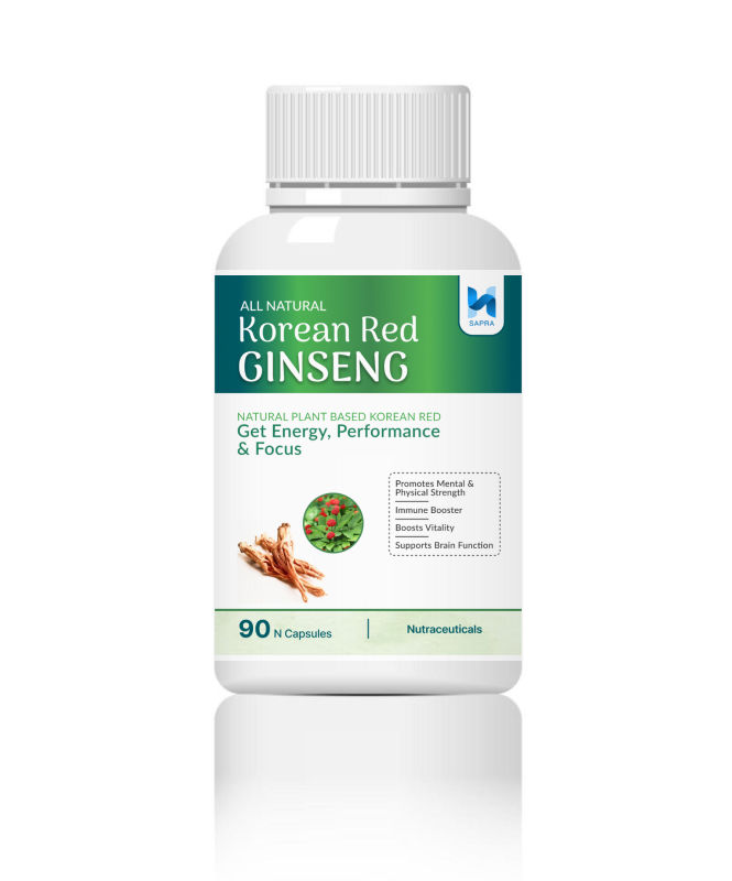 Korean Red Ginseng Capsules - Product Type: Herbal Supplements