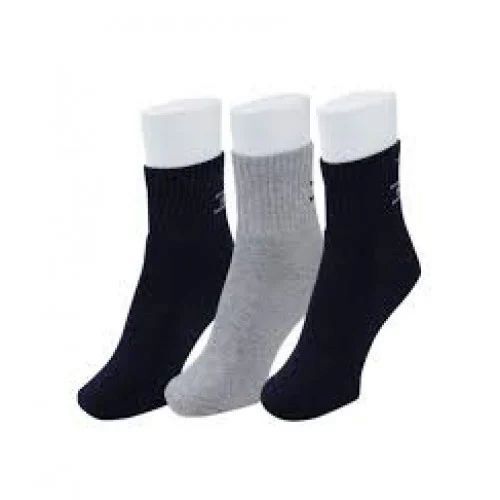 Mens Socks - Premium Cotton Blend, Comfortable Fit, Breathable Fabric, Moisture-Wicking, Reinforced Toe, Stylish Designs in Grey and Black