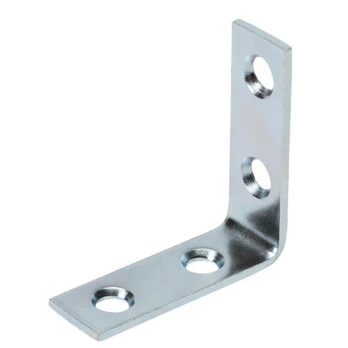 Metal D Bracket - Galvanized Iron & Steel, Lightweight Design, Versatile Mounting Options, Corrosion-Resistant, Pre-Drilled Holes for Easy Installation
