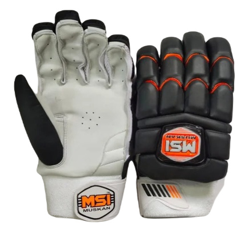 Plain Wicket Keeping Gloves - PVC Material, White and Black Color | Application: Playing Cricket, Good Condition, New Only