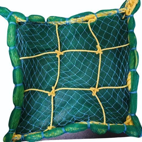 Premium Three Layer Safety Net - Hdpe Industrial Safety Net, 2.5m Wide, Green Color | Uv-resistant, Weatherproof, Tear-resistant, Easy Installation, Non-toxic, Flexible Structure