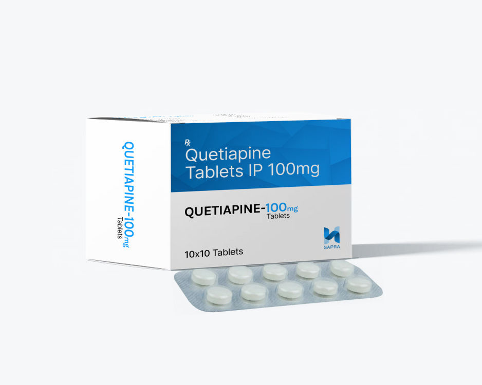 Quetiapine-100Mg Tablets - Shelf Life: 24 Months