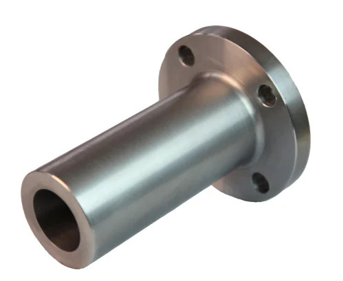 Stainless Steel Long Weld Neck Flanges - High Strength, Corrosion Resistant, Rust Free | Highly Pure Silver Round Shape