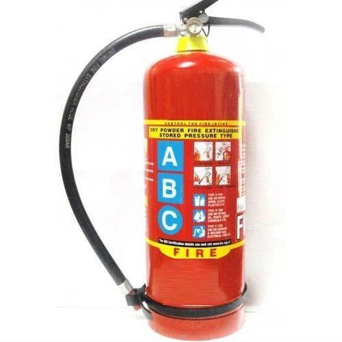 ABC Fire Extinguisher - Carbon Steel 140 mm Cylinder Diameter Red Color | Premium Grade 14 Seconds Discharge Optimum Quality -25Â°C to +55Â°C Working Temperature Ideal for Home and Office