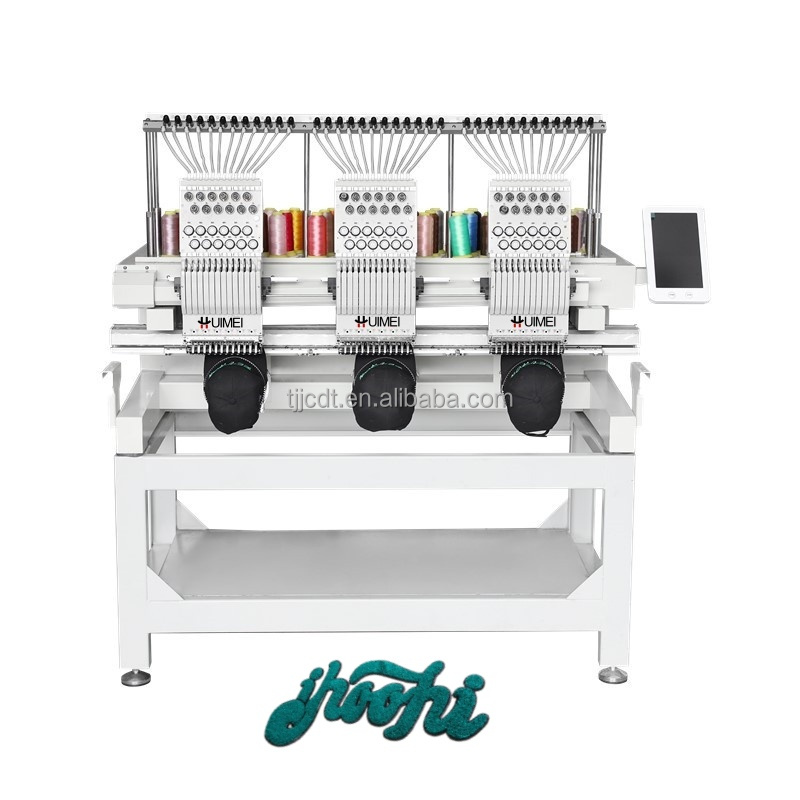 CE certification computerized high speed multi head sequin embroidery machine cap garment flat embroidery machine 