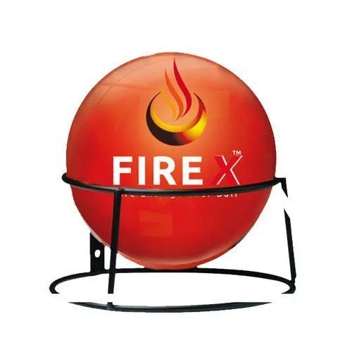 Fire Fighting Ball - Premium Mild Steel, 120 mm Diameter, 1.3 kg Capacity | Lightweight Design, Multi-Directional Coverage, Easy Installation, Maintenance-Free, Portable