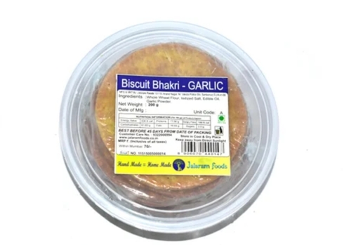 Garlic Bhakri - Whole Grain Flatbread, 59.07g Carbohydrate, 16.12g Fat, 11.01g Protein | Vegan Friendly, Healthy Option with Nutty Flavor and High Fiber